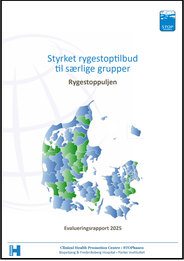 Forsiden af evalueringsrapporten for 